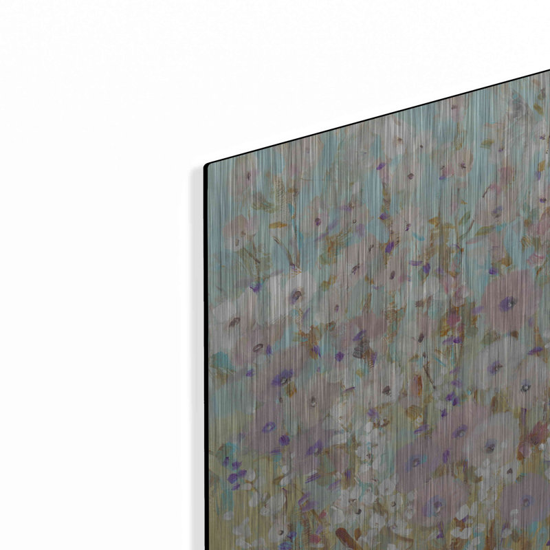 Art mural en métal luxueux «Mixed Flowers I» par Tim O'Toole, art mural en métal luxueux «Mixed Flowers I» par Tim O'Toole, 12 po x 12 po