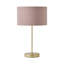 Dadiva Brushed Chrome Stem Table Lamp with Velvet Reni Shade-1570921144-1596699733-1570921151