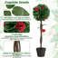 92cm Faux Evergreen Tree in Pot