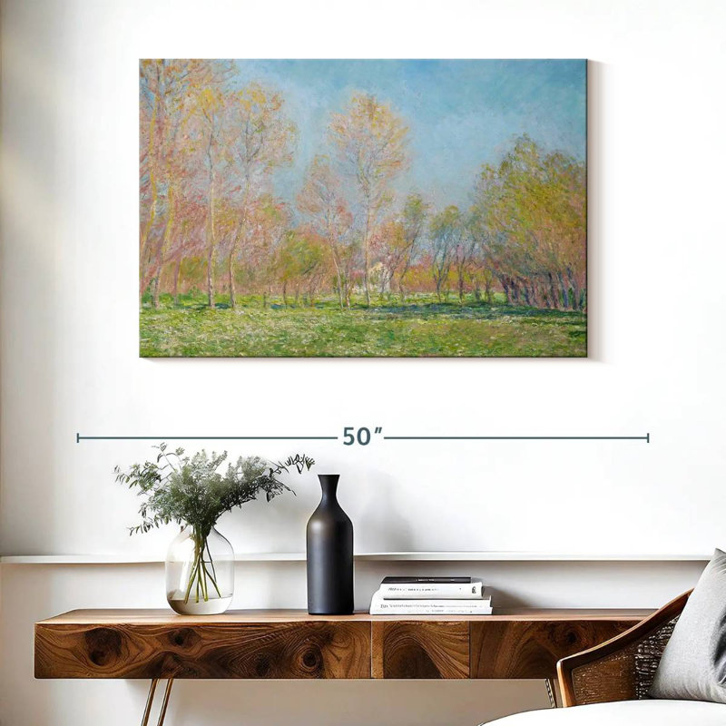 Harnek Spring in Giverny 1890, H 26 po x l 39 po