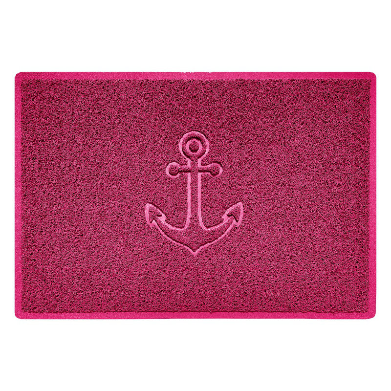 Non-Slip Indoor Door Mat, 1.2cm H x 90cm W x 60cm L, Blue