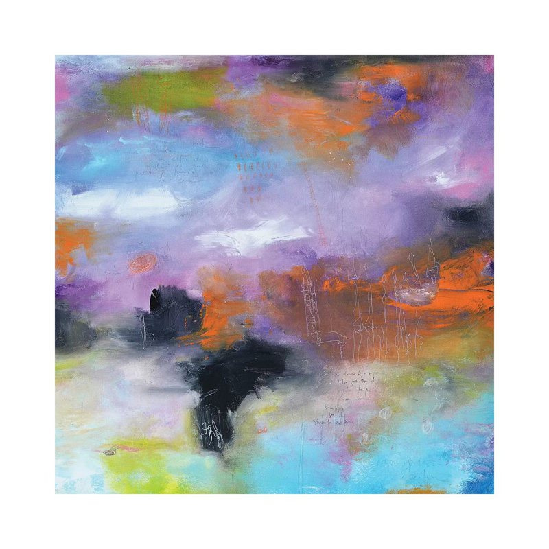 Abstract V by Andrada Anghel - Painting on Canvas, Wrapped Canvas, 30.48cm H x 30.48cm W x 1.91cm D