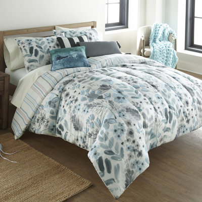 Channel Striped Comforter Set