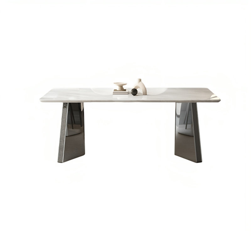 Deimira Metal Base Dining Table, 31.5" W x 55.12" L