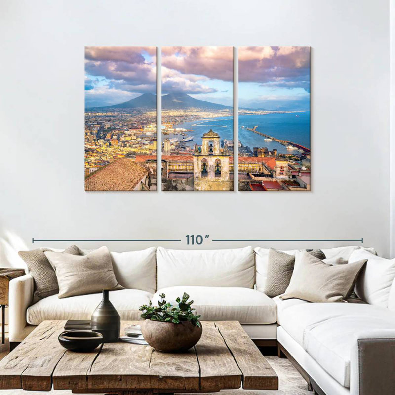 Rorry View Of Castel Sant'Elmo, 48" H x 74" W