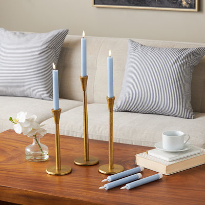 Wax Indoor and Outdoor Flameless Pillar Candles with Remote Control