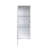 Storage Cabinets With Aluminum Strip Lamp,With Glass Shelves, For Living Room/Bedroom/Office