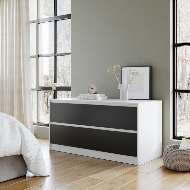 Rectangle Accent Chest, White
