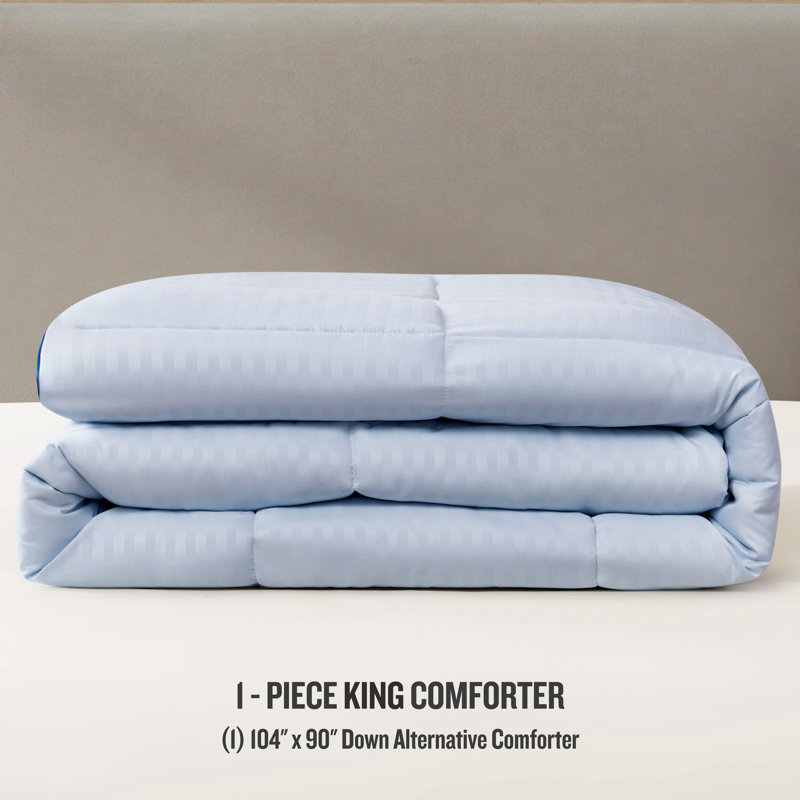 Champion Blue Cooling Down Alternative Comforters, King
