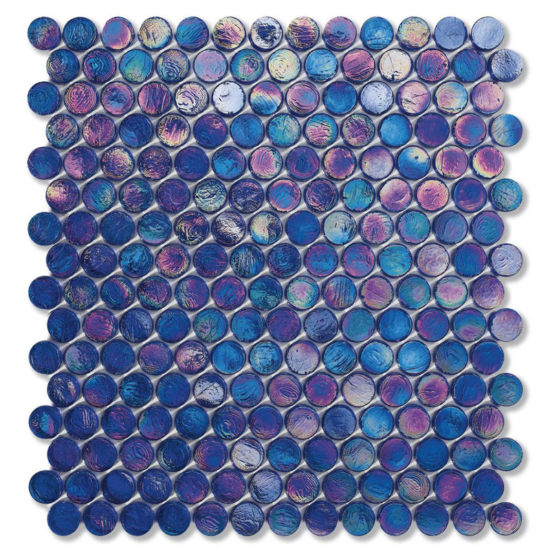 Silk 6/8" Barrels Glass Mosaic