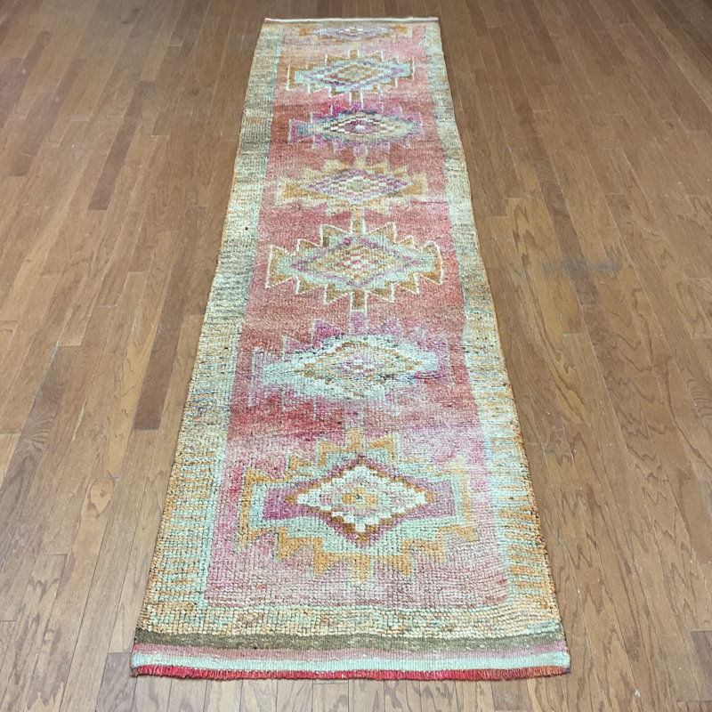 Bungalow Rose Handmade Turkish Oushak Wool Runner