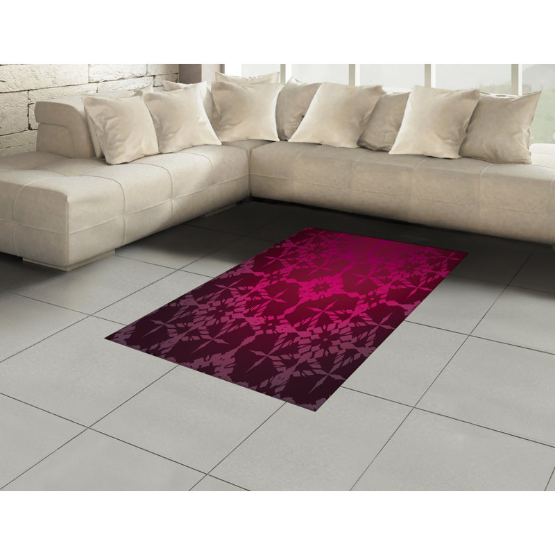 Tapis décoratif Victorian Magena, Rectangle— 4 pi x 5 pi 8 po