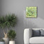 "Epic Graffiti" Garden Succulents 4 Color "par Laura Marshall, art mural sur toile-1170259906