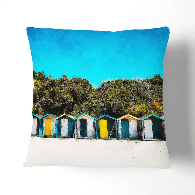 Square Throw Cushion, 40cm H x 40cm W x 15cm D