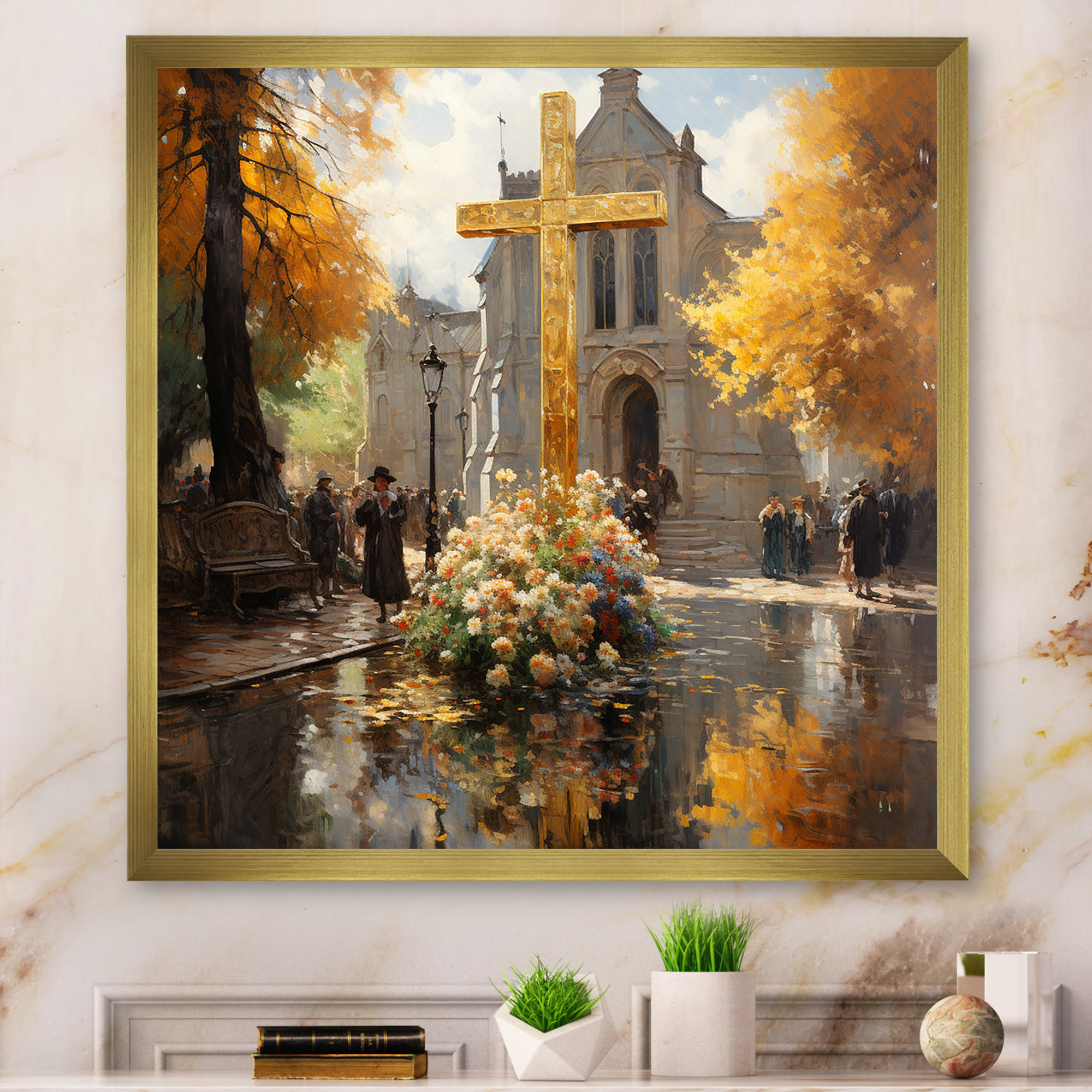 House of Hampton® Heavenly Cross Christian Symbolism II - Christianism ...