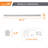 4 ft. Linear Integrated LED Dimmable Strip light fixture Shop Light, CCT/Wattage/Lumen Selectable
