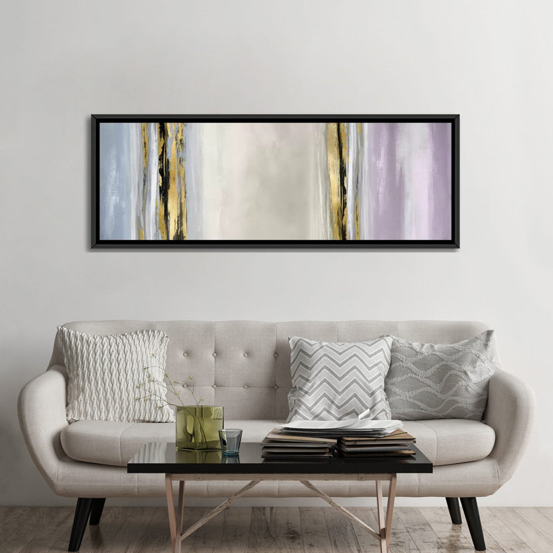 «Vertical Motion», impression sur toile, H 24 po x l 72 po x P 1,5 po, Toile avec cadre noir