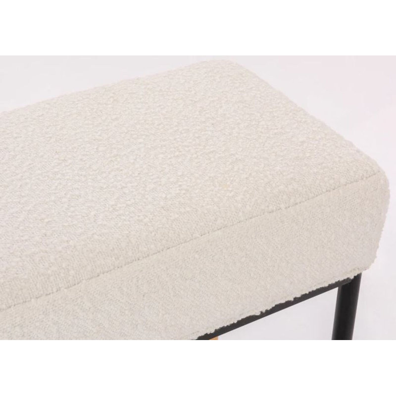 Paco Boucle Bench, Beige
