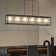 6 - Lights Modern Square / Rectangular Chandelier Black Linear Chandelier Dimmable Chandeliers For Dining Room Kitchen Island