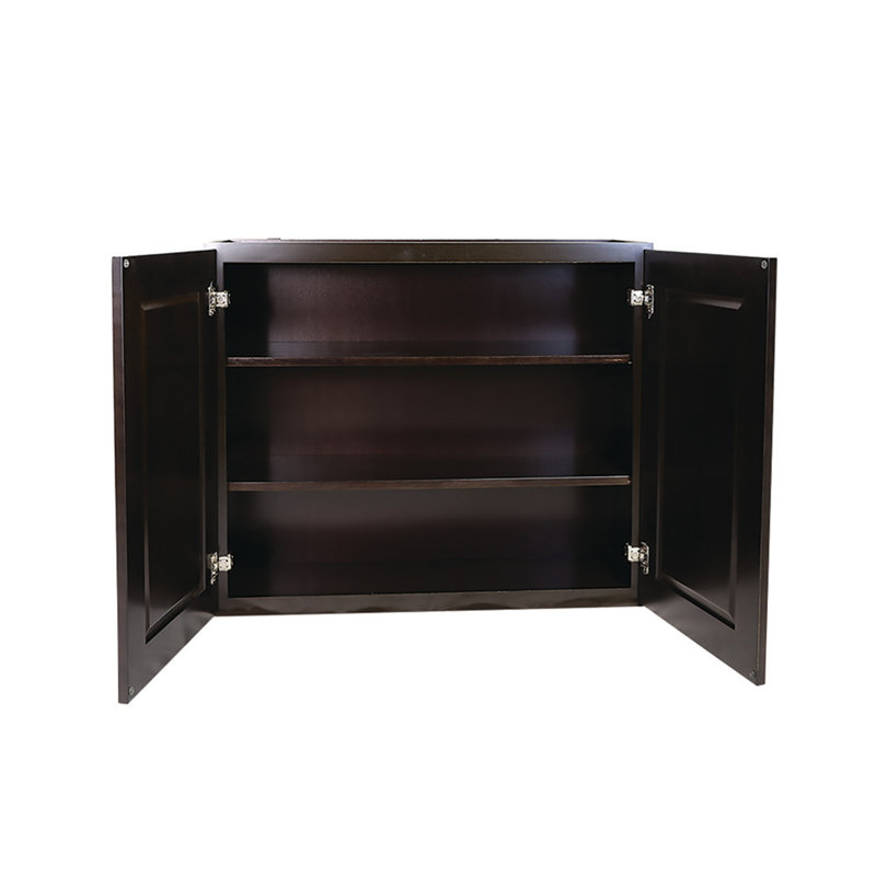 Armoire de cuisine style Shaker de Design House Brookings (prête à assembler), H 36 po x l 33 po, Espresso