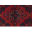 Tapis rouge foncé / bleu foncé Madonia