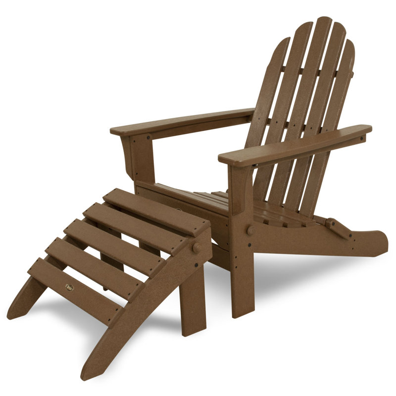 Ensemble de conversation 2 pièces POLYWOOD Cape Cod Adirondack, Cabane dans les arbres