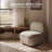 Modern Upholstered Swivel Accent Chair with Hidden Storage, 360° Rotating Chair, Compact Chair-1682952622