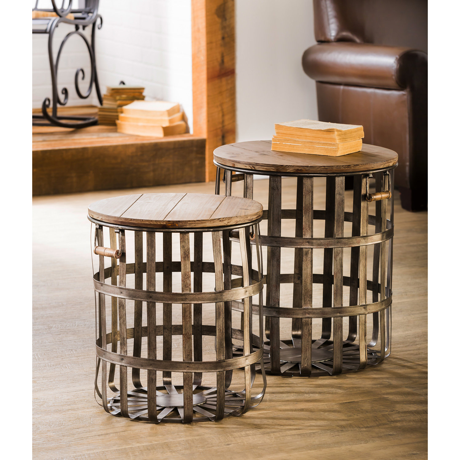 Gracie Oaks Tray Top Nesting Tables Wayfair