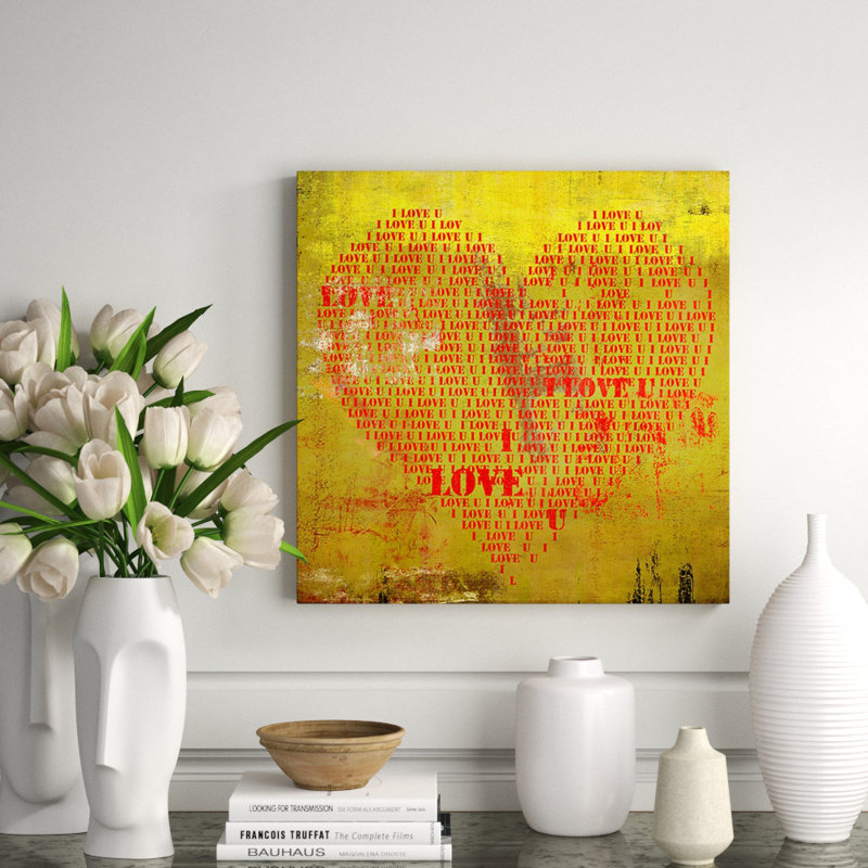 To Love You III Print by Sofia Fox, 24" H x 24" W x 1.5" D, Plexi