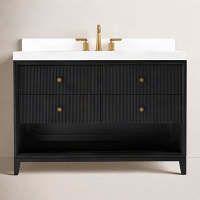 Momo Oak Single Bathroom Vanity