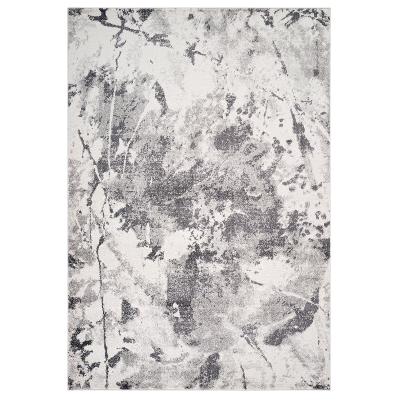Tapis tissé à la machine Mackensy, Rectangle 2 pi x 3 pi