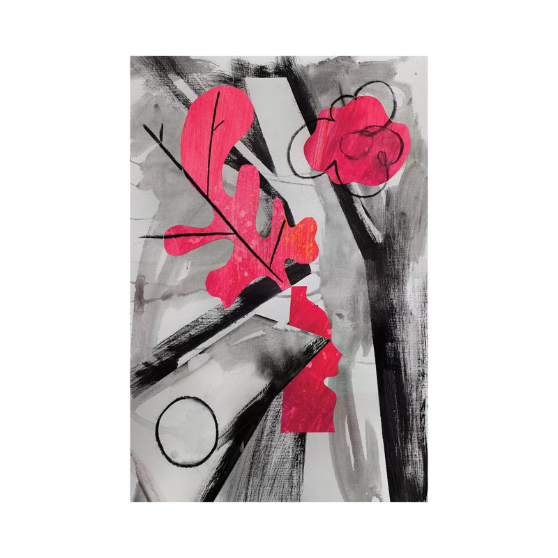 Midwestern Haiku (Bloom II) by Pamela Staker - Painting on Canvas, Wrapped Canvas, 101.6 cm H x 66.04 cm W x 1.91 cm D