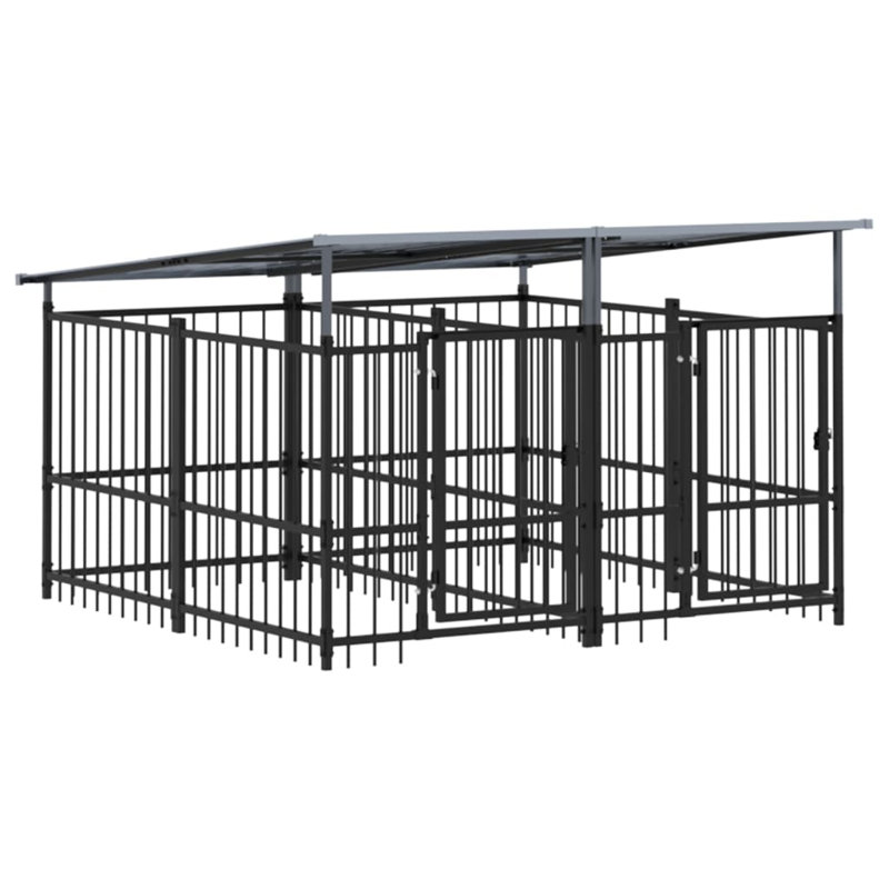 Covington 128cm H Steel Kennel