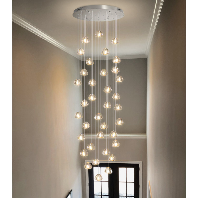 Luminaire globe en cristal Antila