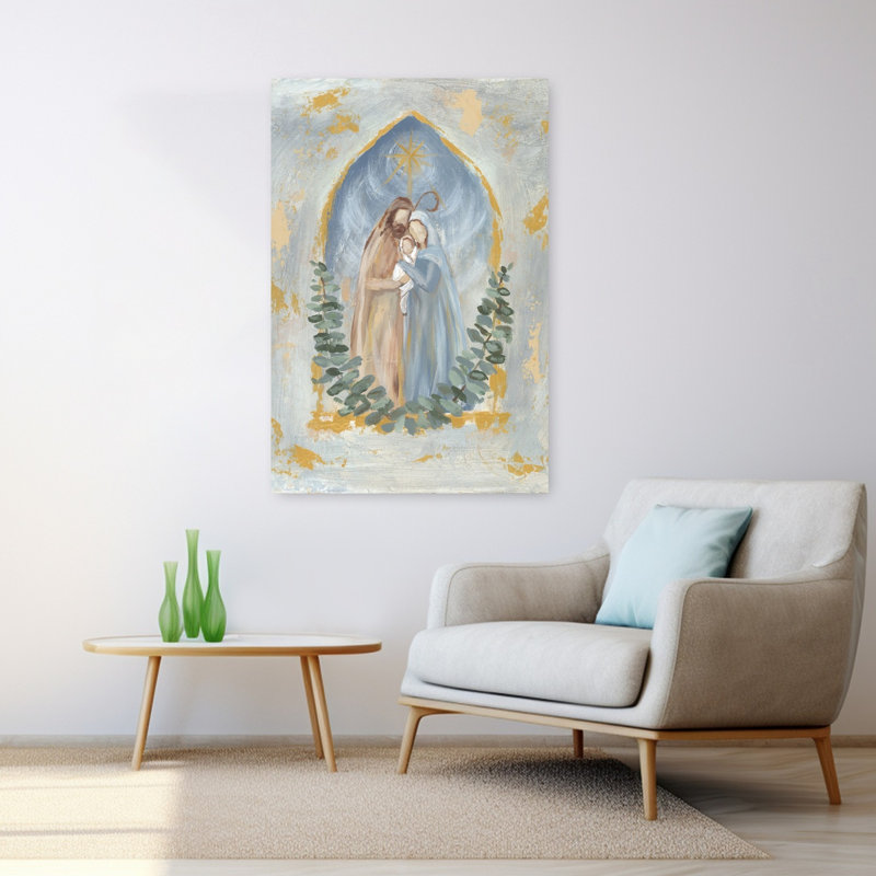 Sainte-Famille, paysage contemporain abstrait, art naturel, H 48 po x l 32 po