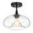 Keaon Glass Semi Flush Mount