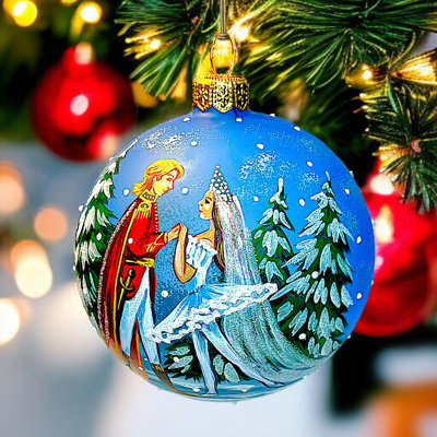 Collectible Hand-painted Glass Ornament – The Nutcracker Ballet | Lilyian 360° Holiday Design