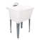 22.88" L x 23.5" W Free Standing Laundry Sink with Faucet