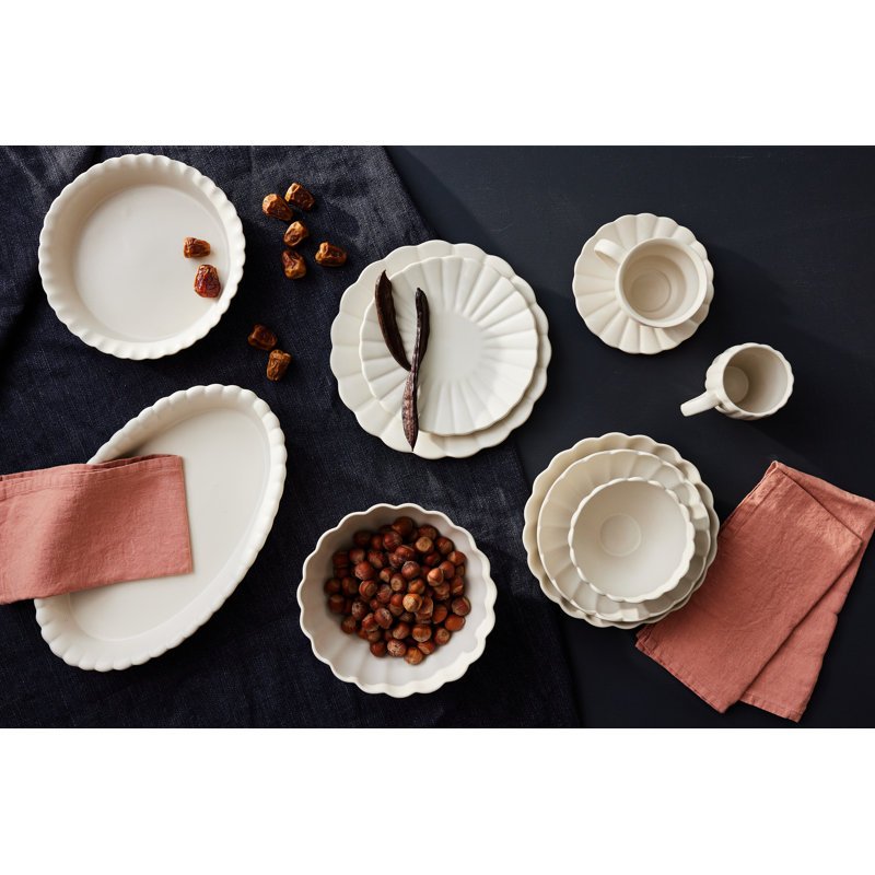 Bol de service rond Canvas Home Lafayette, Rose
