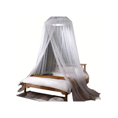 Mosquito Net, Bed Canopy Mosquito Net for Single Bedroom Kids Insect Net Protection, White