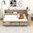 3 Drawers Wood Daybed with Shelves-727620246