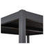 Pergola d'extérieur en aluminium noir Byron avec persiennes réglables Byron-130191583