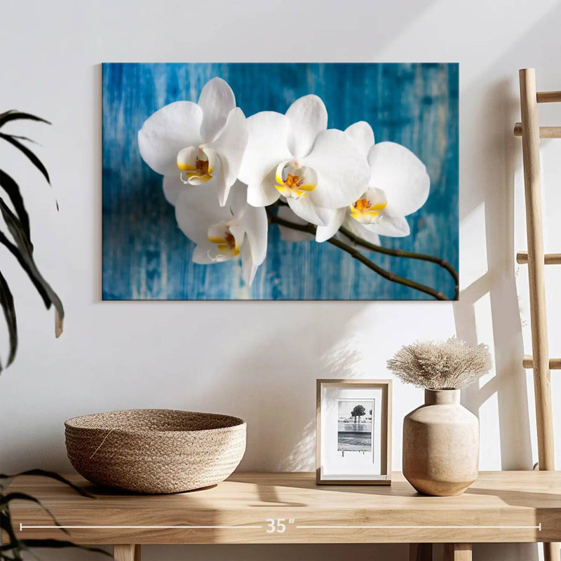 Harnek White Orchid Flower