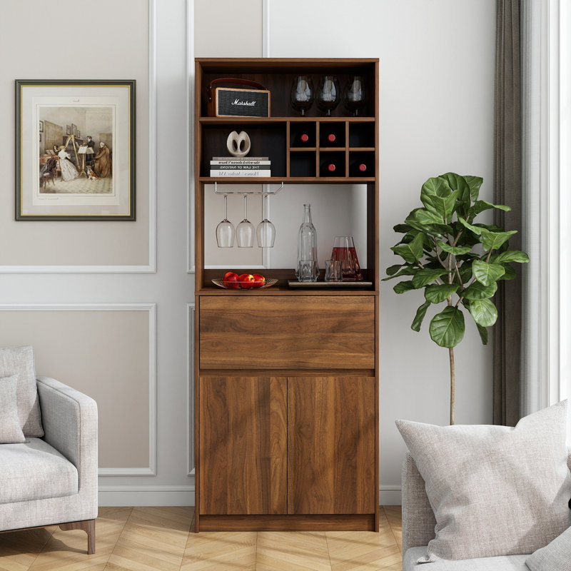 Kitchen wine cabinet, multi-functional storage cabinet