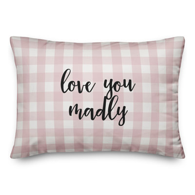  Coussin Love You Madly