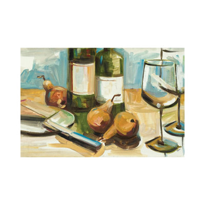 Pears Well With Wine by Heather A. French-Roussia - Wrapped Canvas Gallery-Wrapped Canvas Giclée
