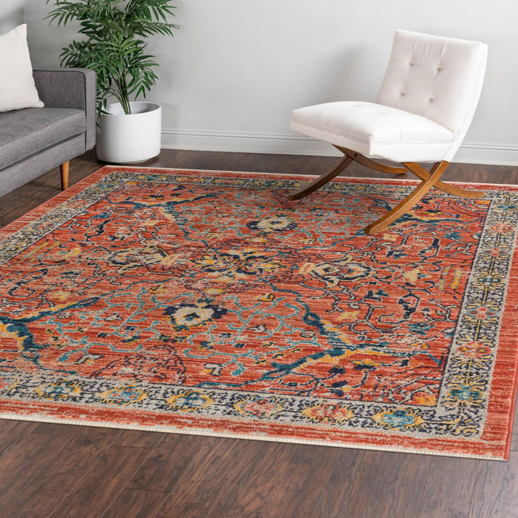 Alkire Floral Indoor Rug