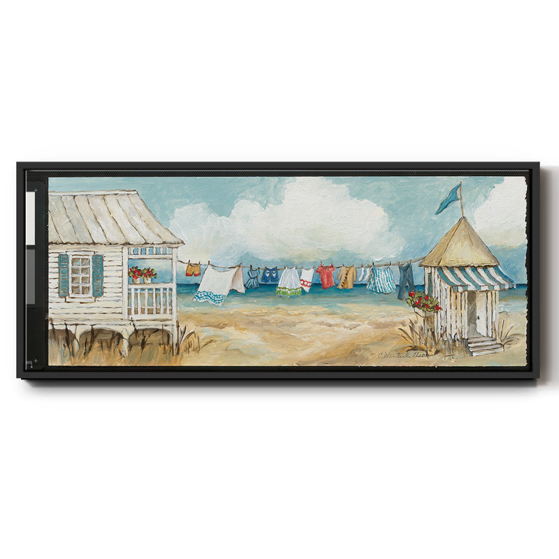 Fresh Laundry I- Framed Canvas