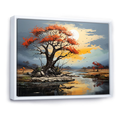 " Red Baobab Tree Landscape "