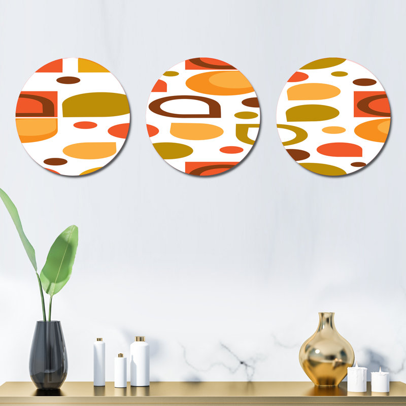 Abstract Wall Decor on Metal